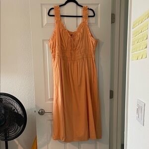 Old Navy Orange Maxi Dress